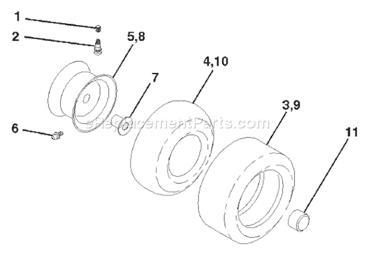 Page K Diagram and Parts List for 150 YTH  954140007D -1998-02 Husqvarna Lawn Tractor
