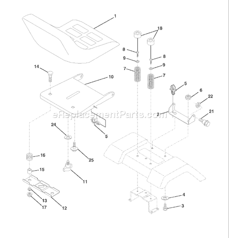 Page H Diagram and Parts List for 150 YTH  954140007J -1999-03 Husqvarna Lawn Tractor
