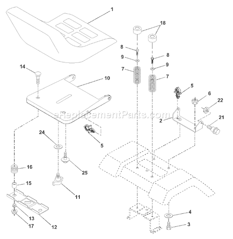 Page H Diagram and Parts List for 150 YTH  954140108B -1999-11 Husqvarna Lawn Tractor