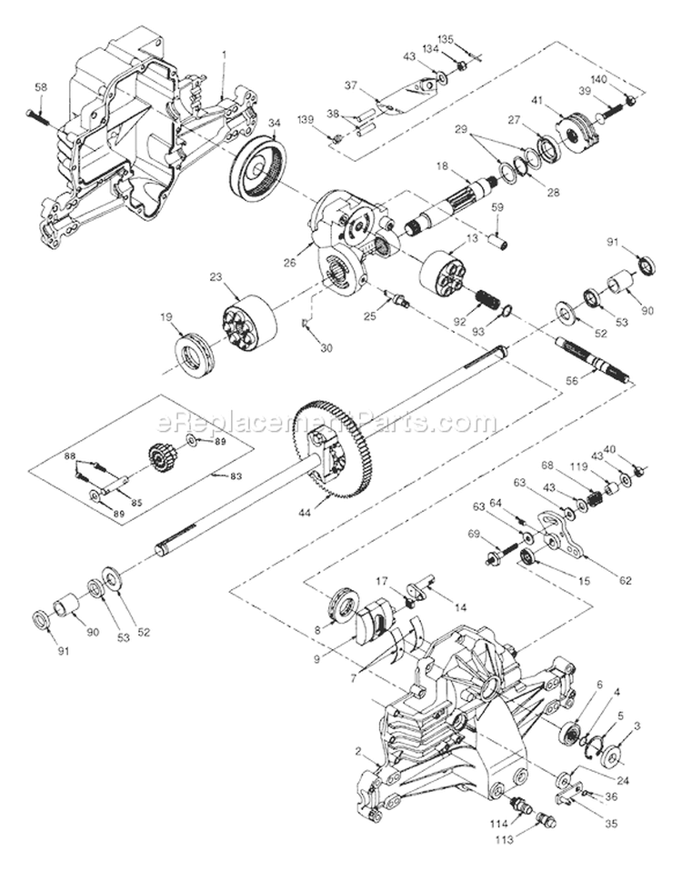 Page F Diagram and Parts List for 150 YTH  HCLTHH -954140007 -1998-10 Husqvarna Lawn Tractor