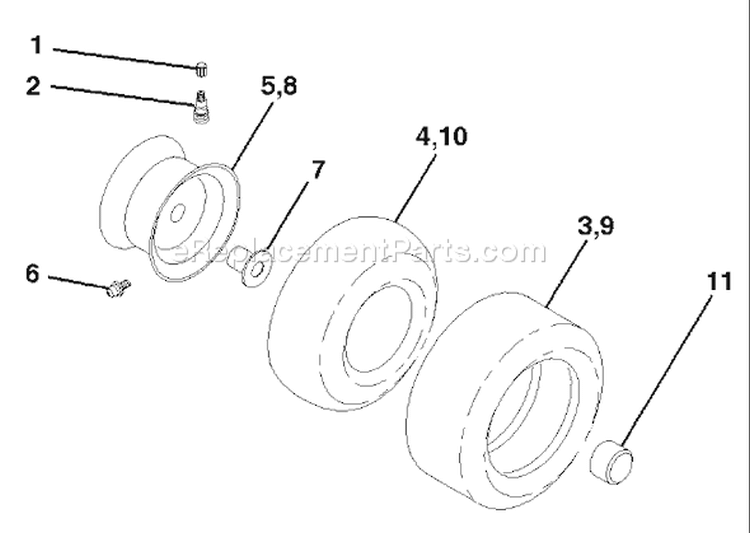 Page J Diagram and Parts List for 150 YTH  HCLTHJ -954140007 -1999-03 Husqvarna Lawn Tractor