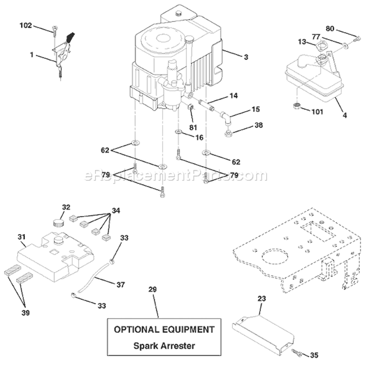 Page E Diagram and Parts List for 150 YTH  HCLTHJ -954140007 -1999-03 Husqvarna Lawn Tractor