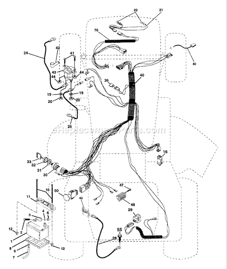 Page D Diagram and Parts List for 150 YTH  HCYTHB -954880011 -1996-01 Husqvarna Lawn Tractor