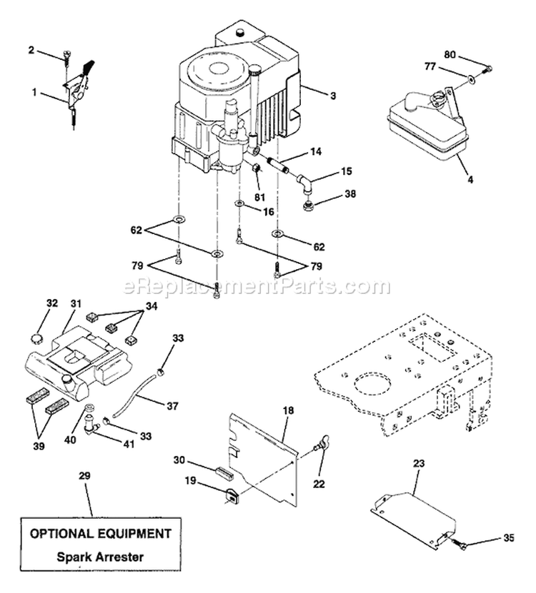 Page E Diagram and Parts List for 150 YTH  HCYTHB -954880011 -1996-01 Husqvarna Lawn Tractor