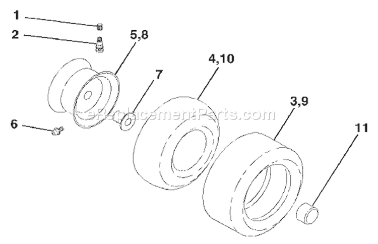 Page J Diagram and Parts List for 1542 YTH  YTHK  A -954568526 -2002-01 Husqvarna Lawn Tractor
