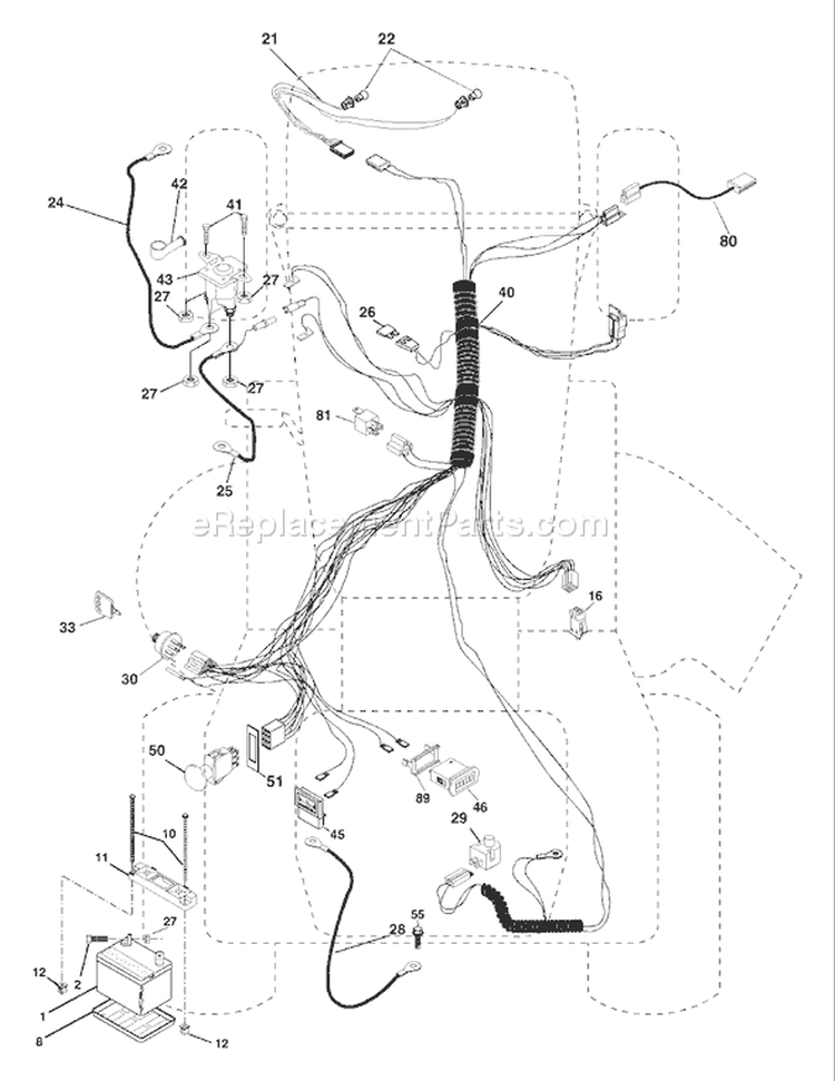 Page D Diagram and Parts List for 1542XPB YTH  954567253 -2001-11 Husqvarna Lawn Tractor