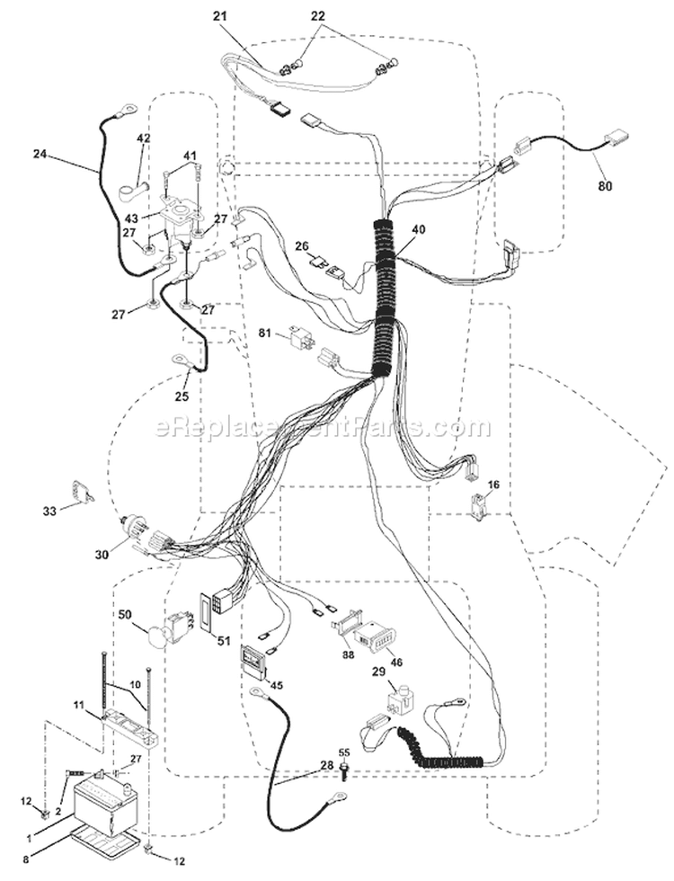 Page D Diagram and Parts List for 1542XPD YTH  954567253 -2001-12 Husqvarna Lawn Tractor