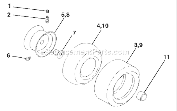 Page J Diagram and Parts List for 1542XPE YTH  954567253 -2002-02 Husqvarna Lawn Tractor