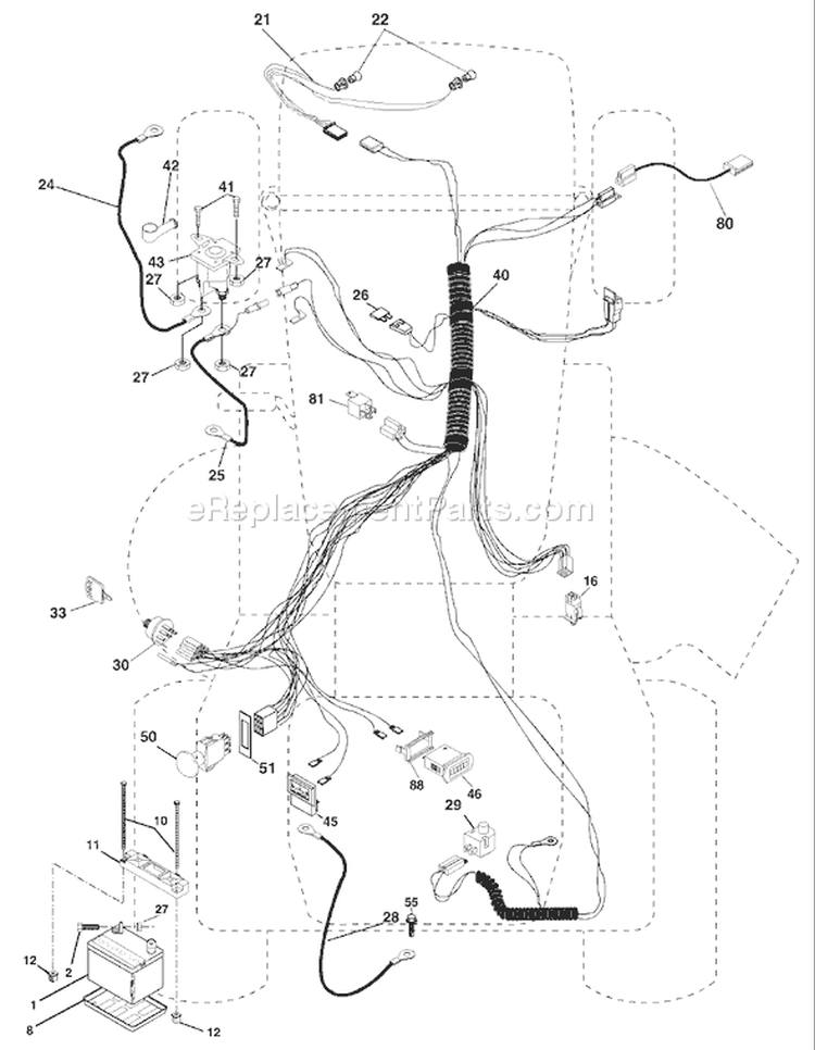 Page D Diagram and Parts List for 1542XPE YTH  954567253 -2002-02 Husqvarna Lawn Tractor
