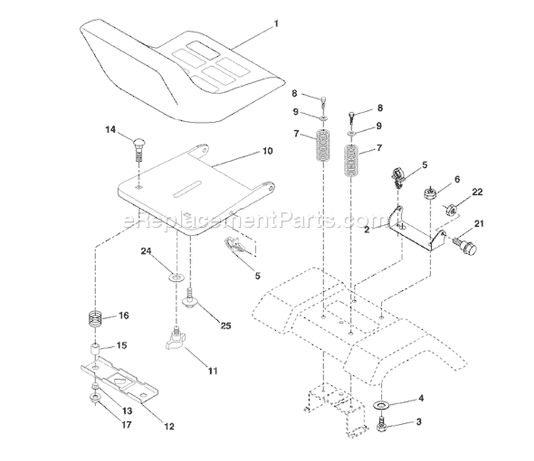 Page H Diagram and Parts List for 1542XPF YTH  954567253 -2002-02 Husqvarna Lawn Tractor
