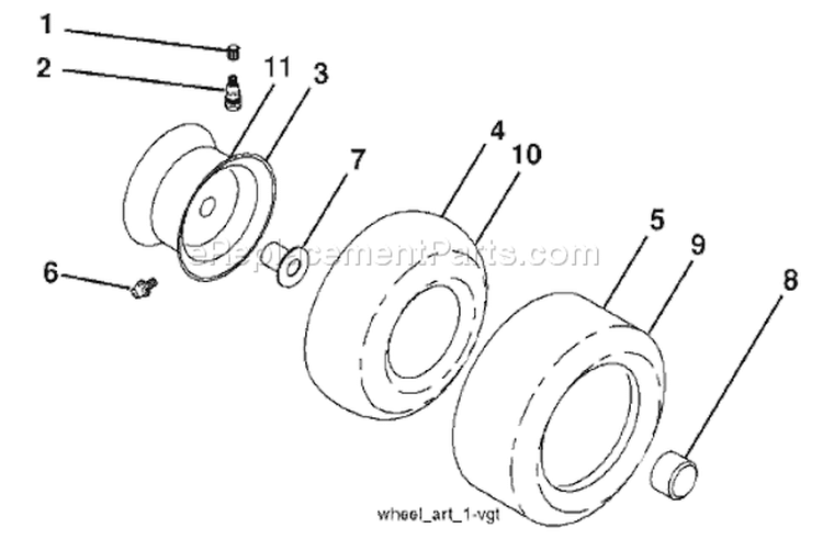 Page J Diagram and Parts List for 1542XPT YTH  96043000603 -2008-01 Husqvarna Lawn Tractor