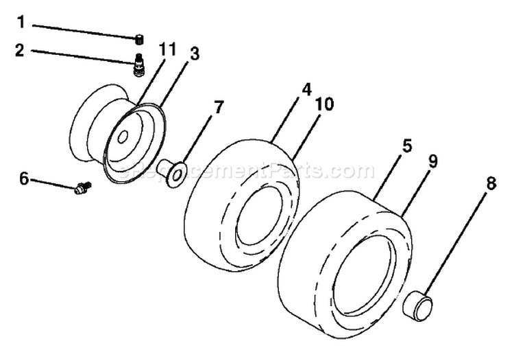 Page J Diagram and Parts List for 1542XP YTH  YTH T -96043000602 -2006-10 Husqvarna Lawn Tractor