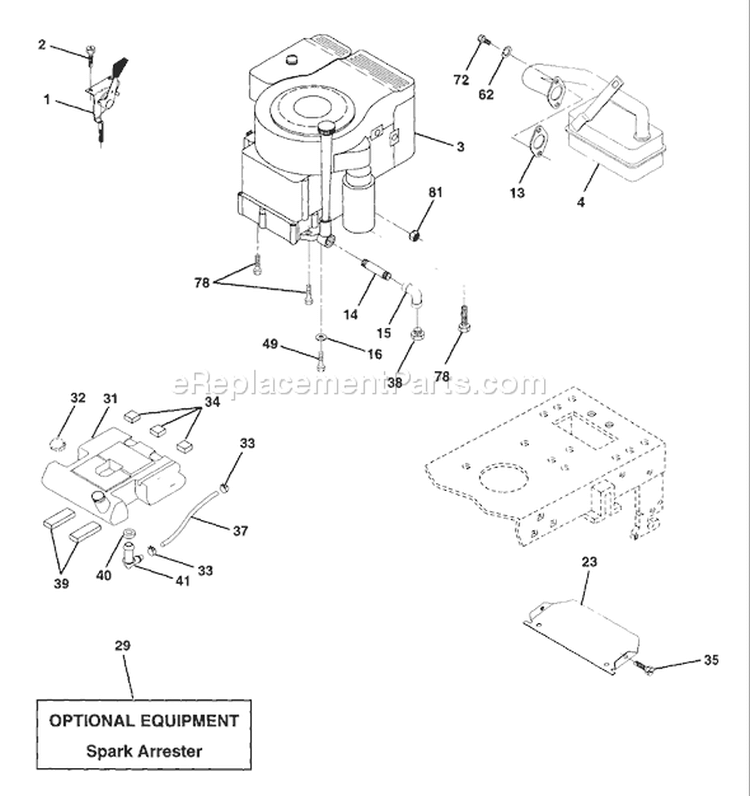 Page E Diagram and Parts List for 160 YTH  1997-11 Husqvarna Lawn Tractor