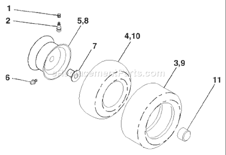 Page J Diagram and Parts List for 1746A YTH  954567055 -2000-11 Husqvarna Lawn Tractor