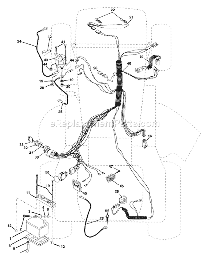 Page D Diagram and Parts List for 180 YTH  1997-12 Husqvarna Lawn Tractor