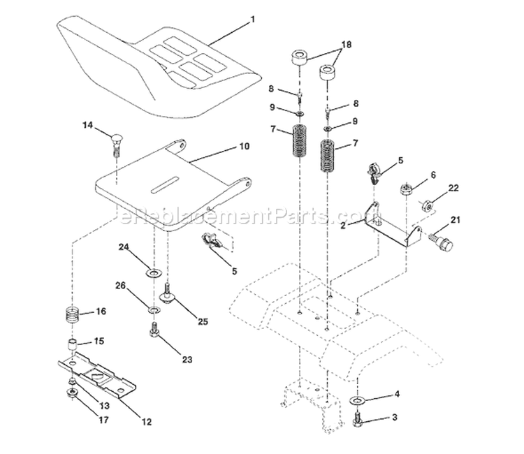 Page I Diagram and Parts List for 180 YTH  1997-12 Husqvarna Lawn Tractor