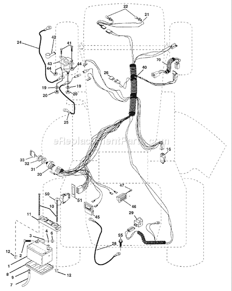 Page D Diagram and Parts List for 180 YTH  954140010B -1996-12 Husqvarna Lawn Tractor