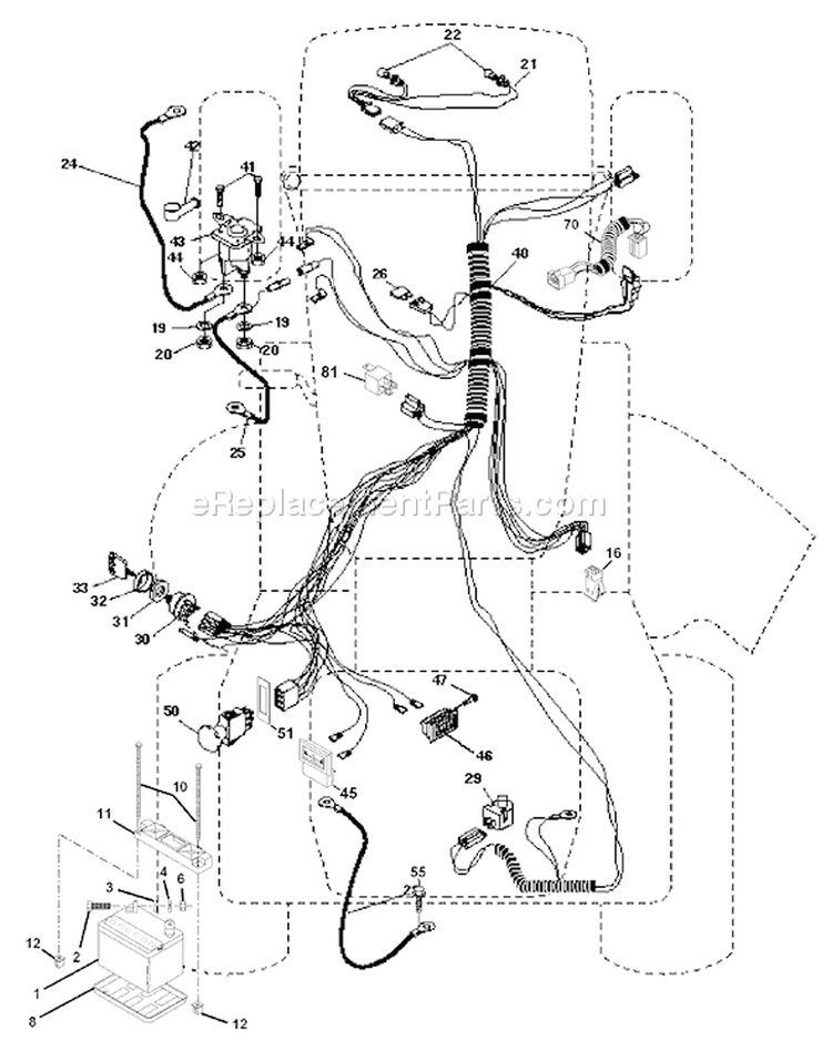 Page D Diagram and Parts List for 180 YTH  954140010D -1997-12 Husqvarna Lawn Tractor