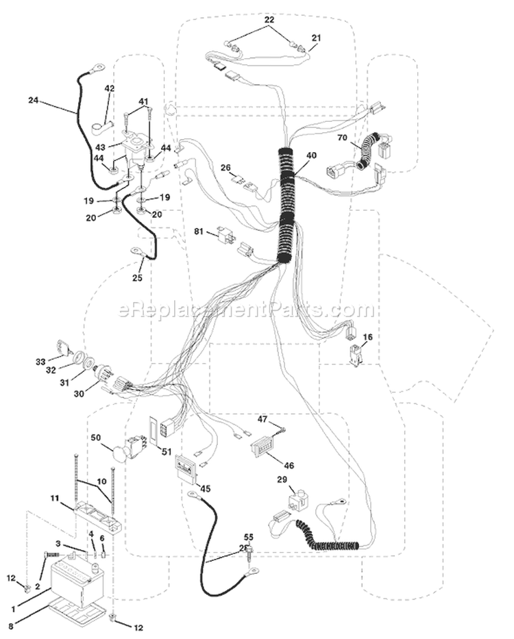 Page D Diagram and Parts List for 180 YTH  954140010E -1998-02 Husqvarna Lawn Tractor