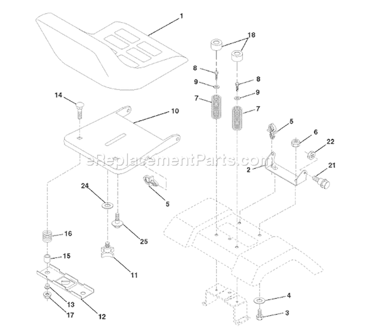 Page I Diagram and Parts List for 180 YTH  954140010E -1998-02 Husqvarna Lawn Tractor