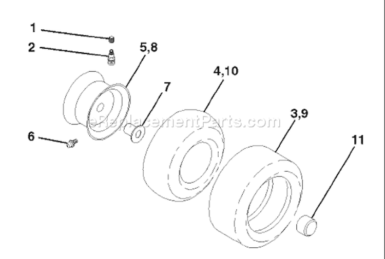 Page K Diagram and Parts List for 180 YTH  954140010F -1998-07 Husqvarna Lawn Tractor