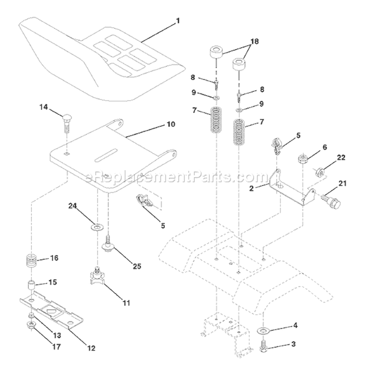 Page I Diagram and Parts List for 180 YTH  954140010F -1998-07 Husqvarna Lawn Tractor