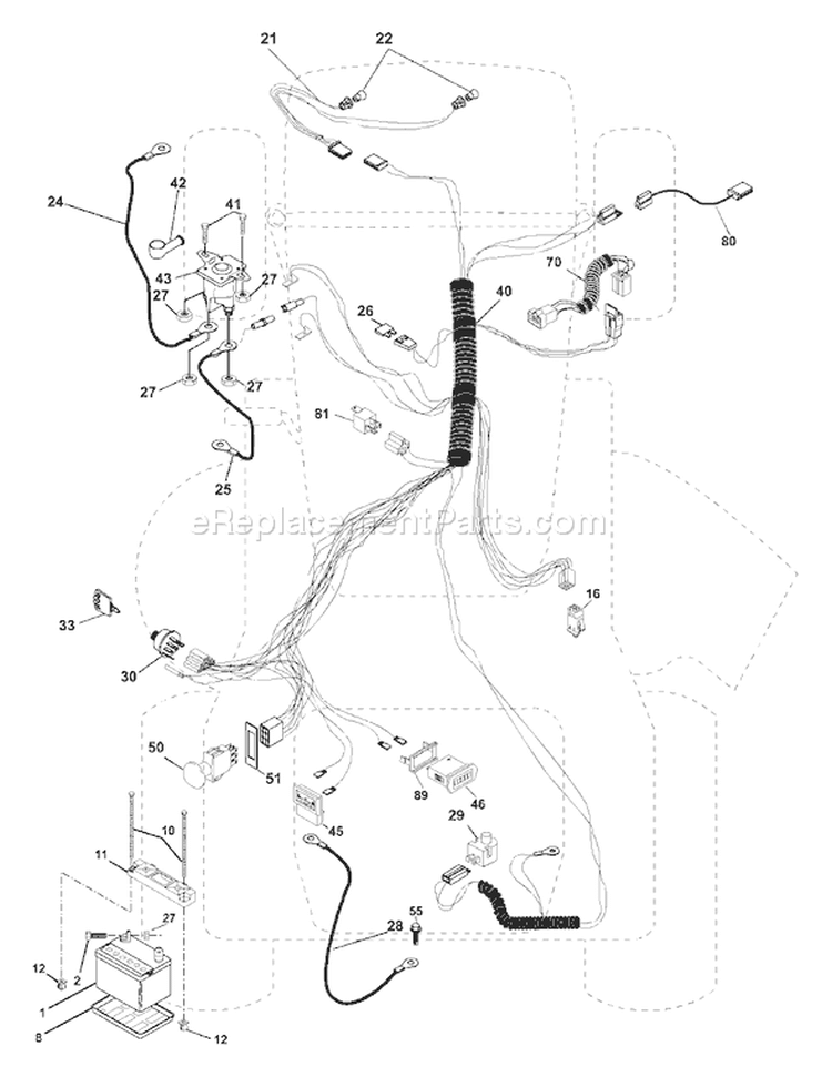 Page D Diagram and Parts List for 180 YTH  954140109A -1999-10 Husqvarna Lawn Tractor