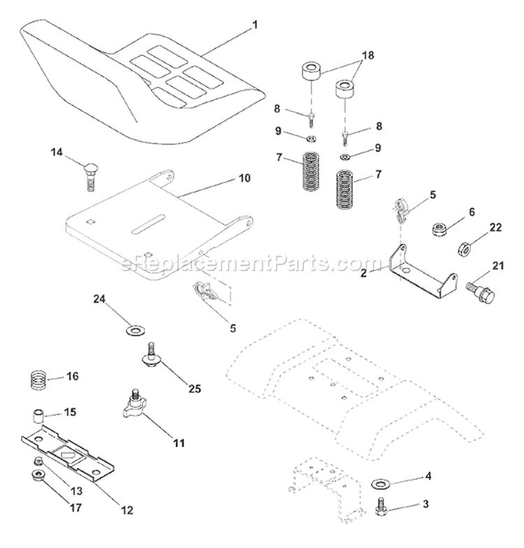 Page H Diagram and Parts List for 180 YTH  954140109A -1999-10 Husqvarna Lawn Tractor