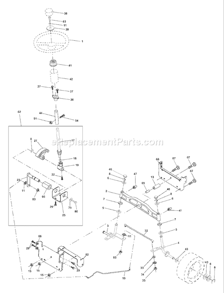 Page I Diagram and Parts List for 180 YTH  954140109A -1999-10 Husqvarna Lawn Tractor