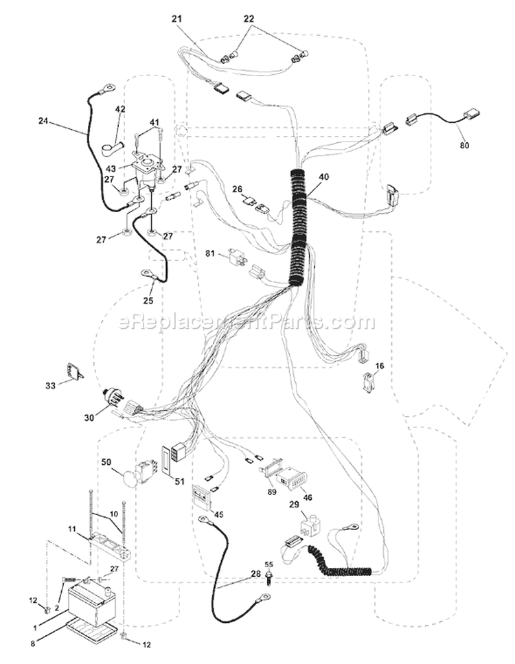 Page D Diagram and Parts List for 180 YTH  954140109B -1999-11 Husqvarna Lawn Tractor