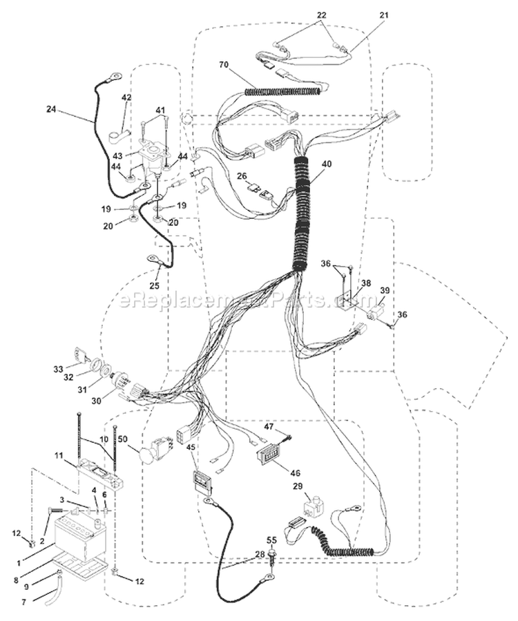 Page D Diagram and Parts List for 180 YTH  954830145A -1995-10 Husqvarna Lawn Tractor