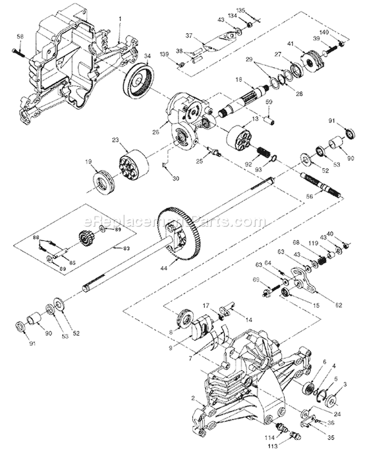 Page F Diagram and Parts List for 180 YTH  954830145A -1995-10 Husqvarna Lawn Tractor