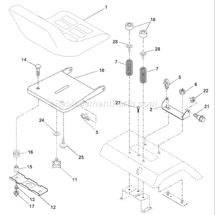Page I Diagram and Parts List for 180 YTH  954830145A -1995-10 Husqvarna Lawn Tractor