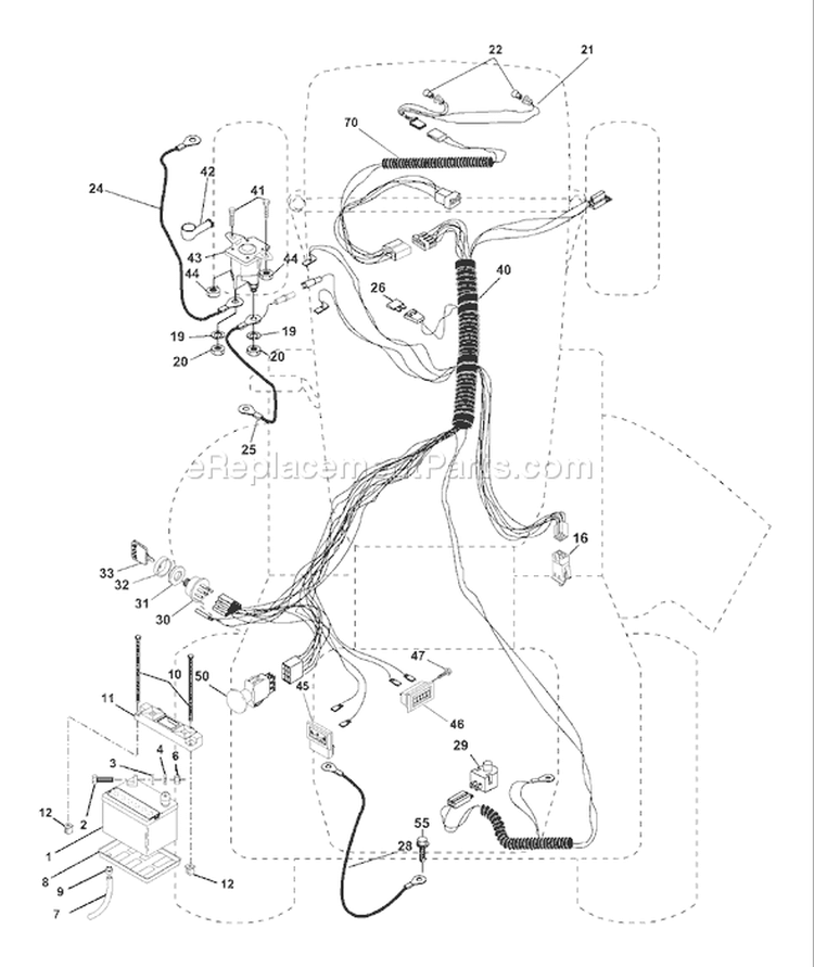 Page D Diagram and Parts List for 180 YTH  954830145B -1996-03 Husqvarna Lawn Tractor