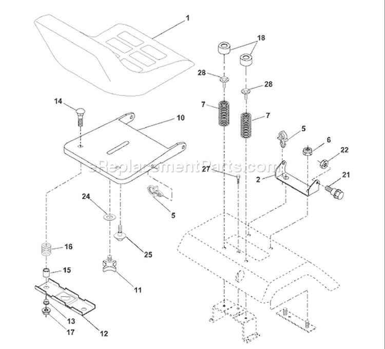 Page I Diagram and Parts List for 180 YTH  954830145B -1996-03 Husqvarna Lawn Tractor