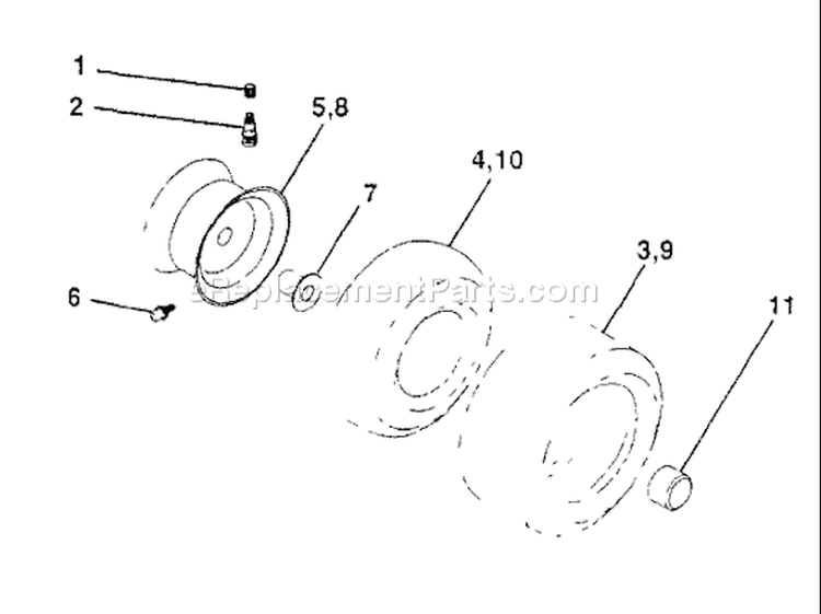 Page K Diagram and Parts List for 180 YTH  HCYTHC -954140010 -1997-01 Husqvarna Lawn Tractor