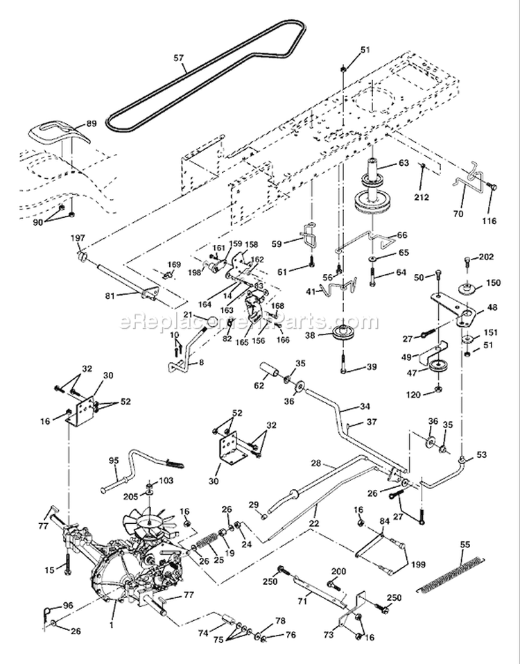 Page C Diagram and Parts List for 1842B YTH  954569790 -2002-12 Husqvarna Lawn Tractor