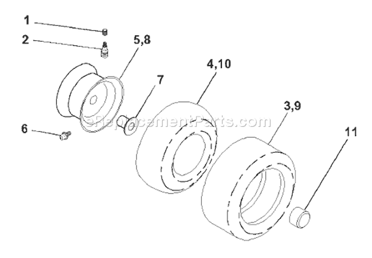 Page J Diagram and Parts List for 1848XPA YTH  954567260 -2001-02 Husqvarna Lawn Tractor
