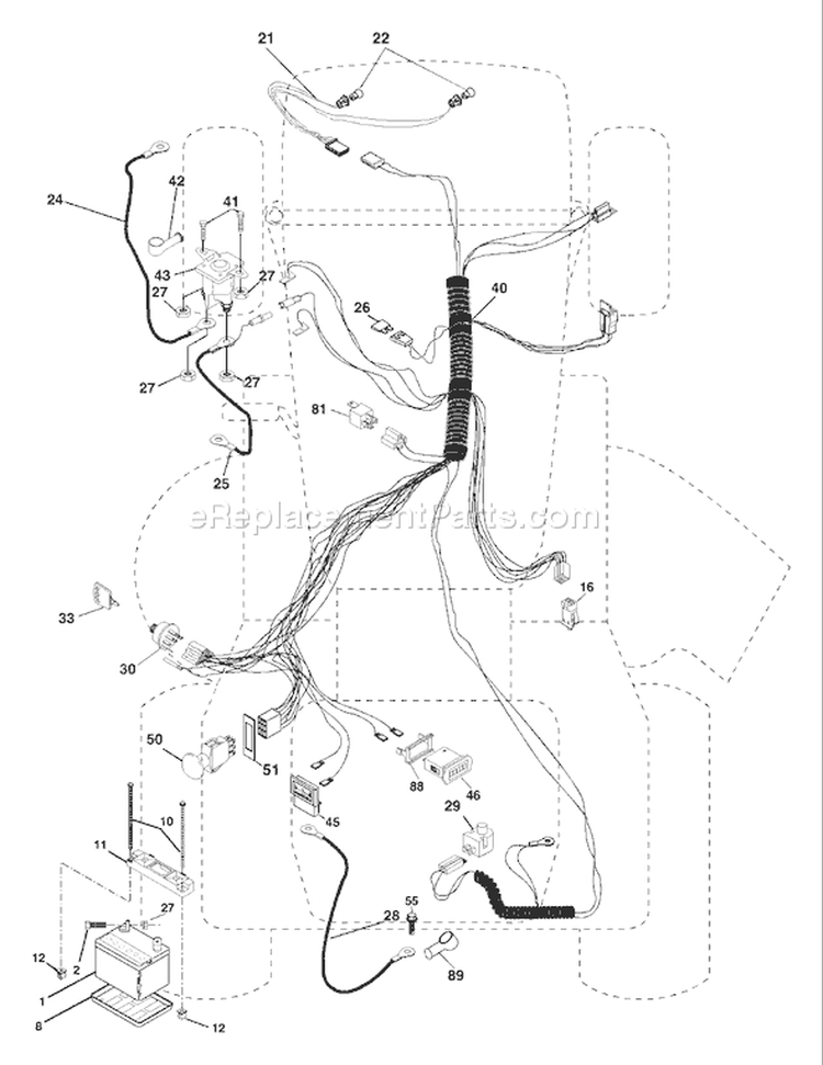 Page D Diagram and Parts List for 1848XPD YTH  954567260 -2001-12 Husqvarna Lawn Tractor