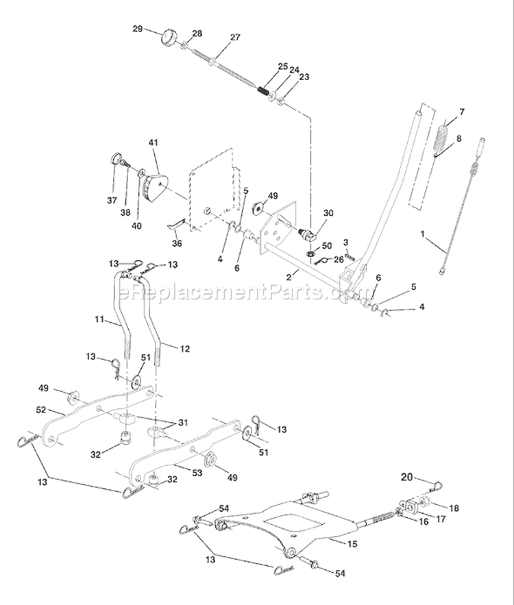 Page G Diagram and Parts List for 1848XPE YTH  954567260 -2002-02 Husqvarna Lawn Tractor