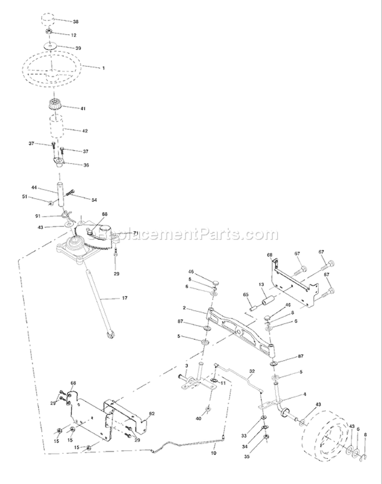 Page I Diagram and Parts List for 1848XPE YTH  954567260 -2002-02 Husqvarna Lawn Tractor
