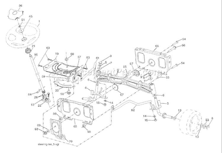 Page I Diagram and Parts List for 1848XPT YTH  96043000701 -2006-03 Husqvarna Lawn Tractor