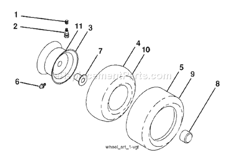Page J Diagram and Parts List for 2042 YTH  96043003200 -2007-02 Husqvarna Lawn Tractor