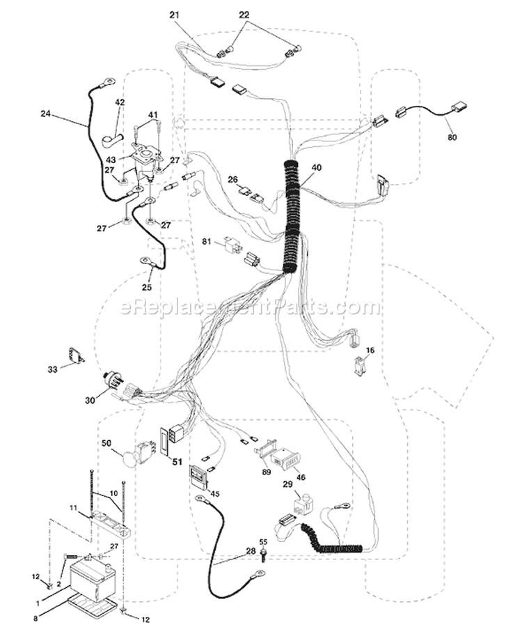 Page D Diagram and Parts List for 2046A YTH  954567079 -2000-11 Husqvarna Lawn Tractor