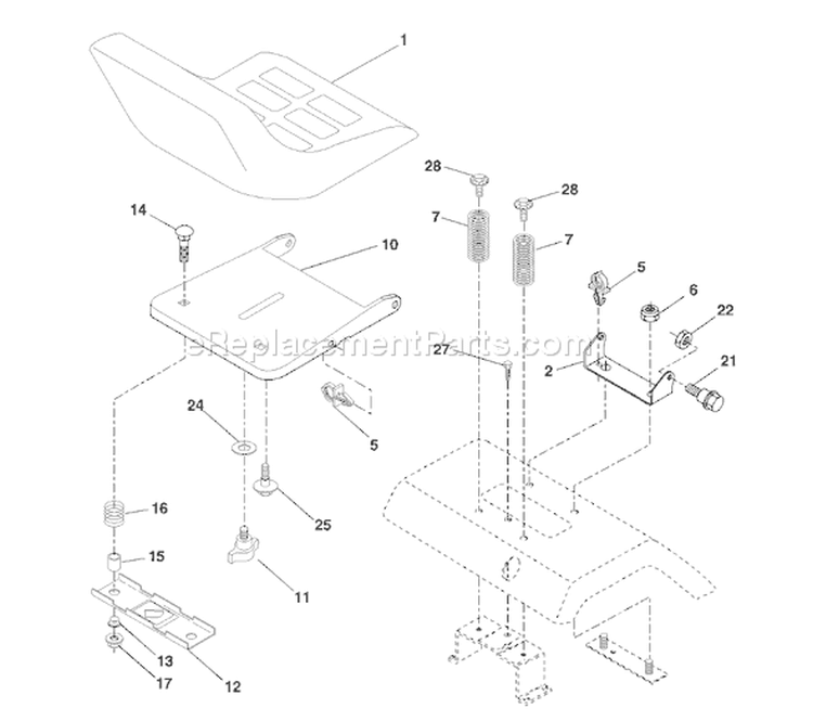 Page H Diagram and Parts List for 2046A YTH  954567079 -2000-11 Husqvarna Lawn Tractor