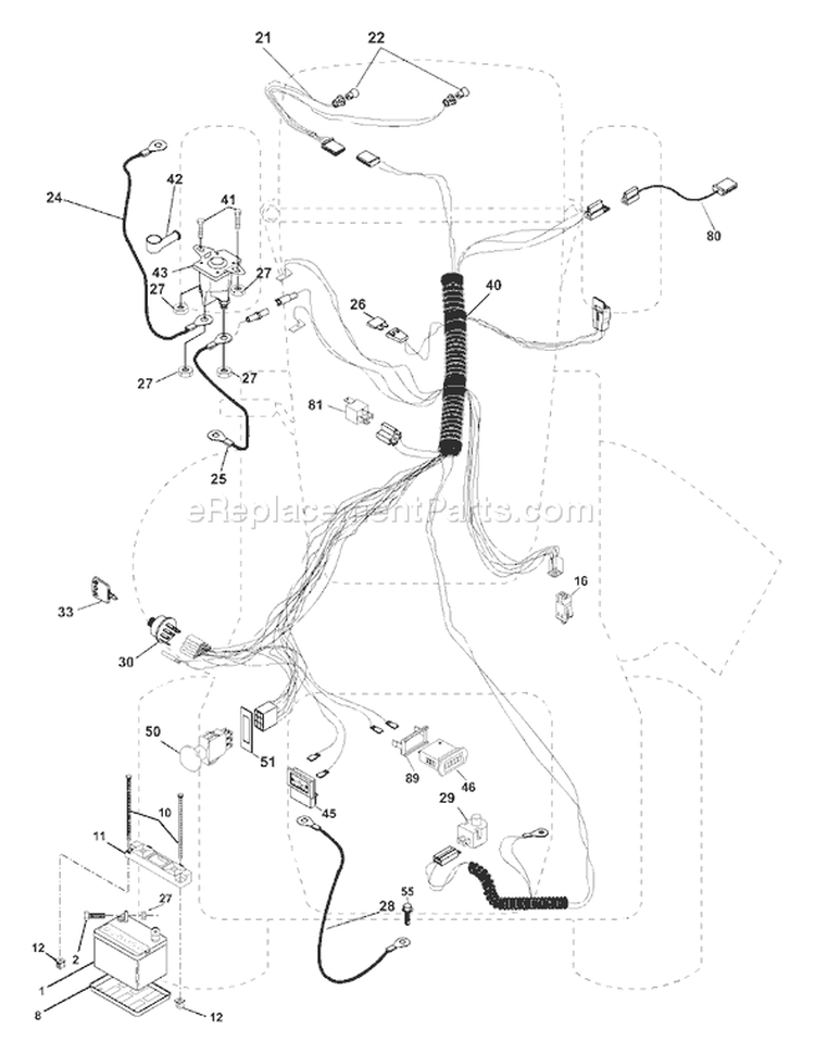 Page D Diagram and Parts List for 2046B YTH  954567079 -2001-01 Husqvarna Lawn Tractor