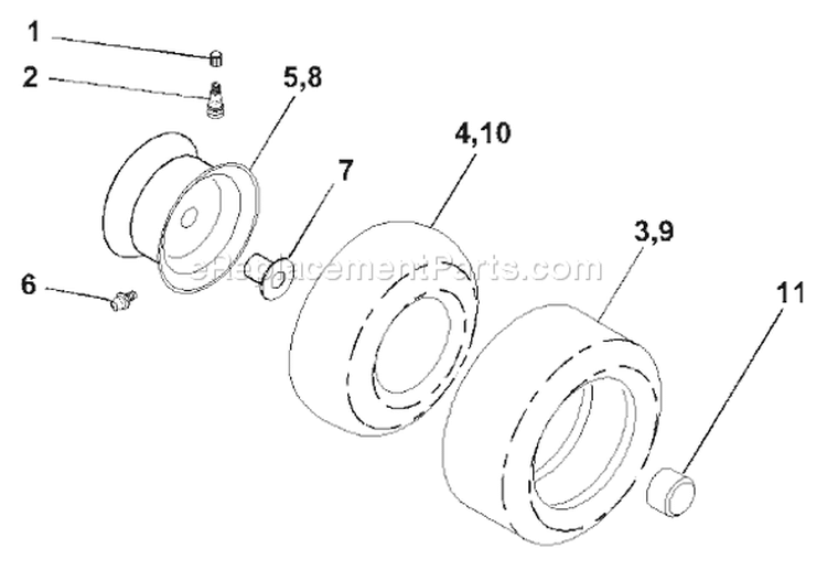 Page J Diagram and Parts List for 2048A YTH  954567086 -2001-02 Husqvarna Lawn Tractor