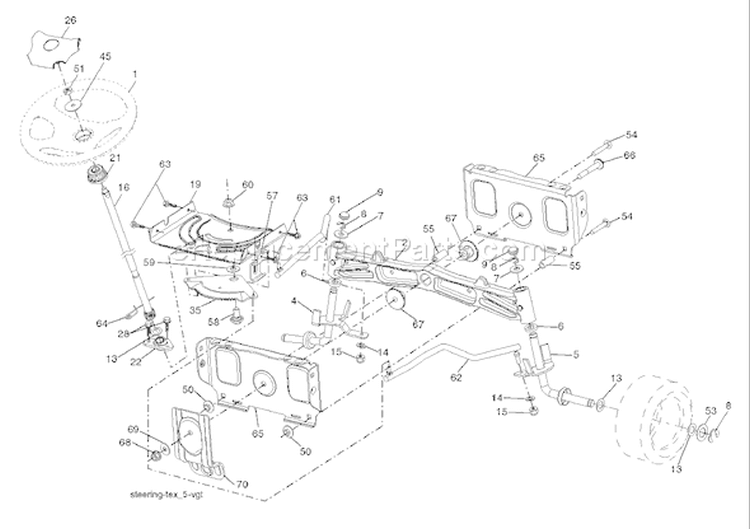 Page I Diagram and Parts List for 20B42T YTH  96043002000 -2006-01 Husqvarna Lawn Tractor
