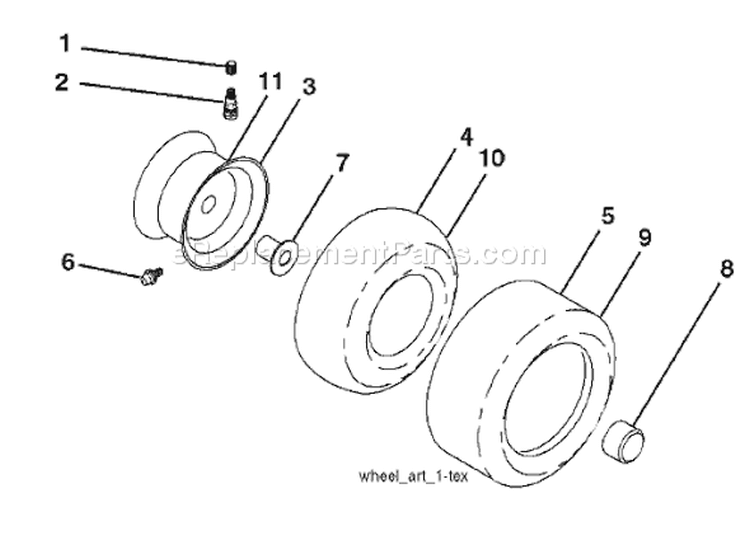 Page J Diagram and Parts List for 20B42T YTH  96043002001 -2006-01 Husqvarna Lawn Tractor