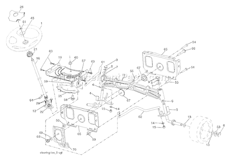 Page I Diagram and Parts List for 20B42T YTH  96043002002 -2006-03 Husqvarna Lawn Tractor